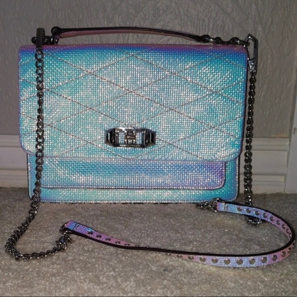 Rare Rebecca Minkoff Opal Iridescent Hologram Bag - Picture 6 of 11